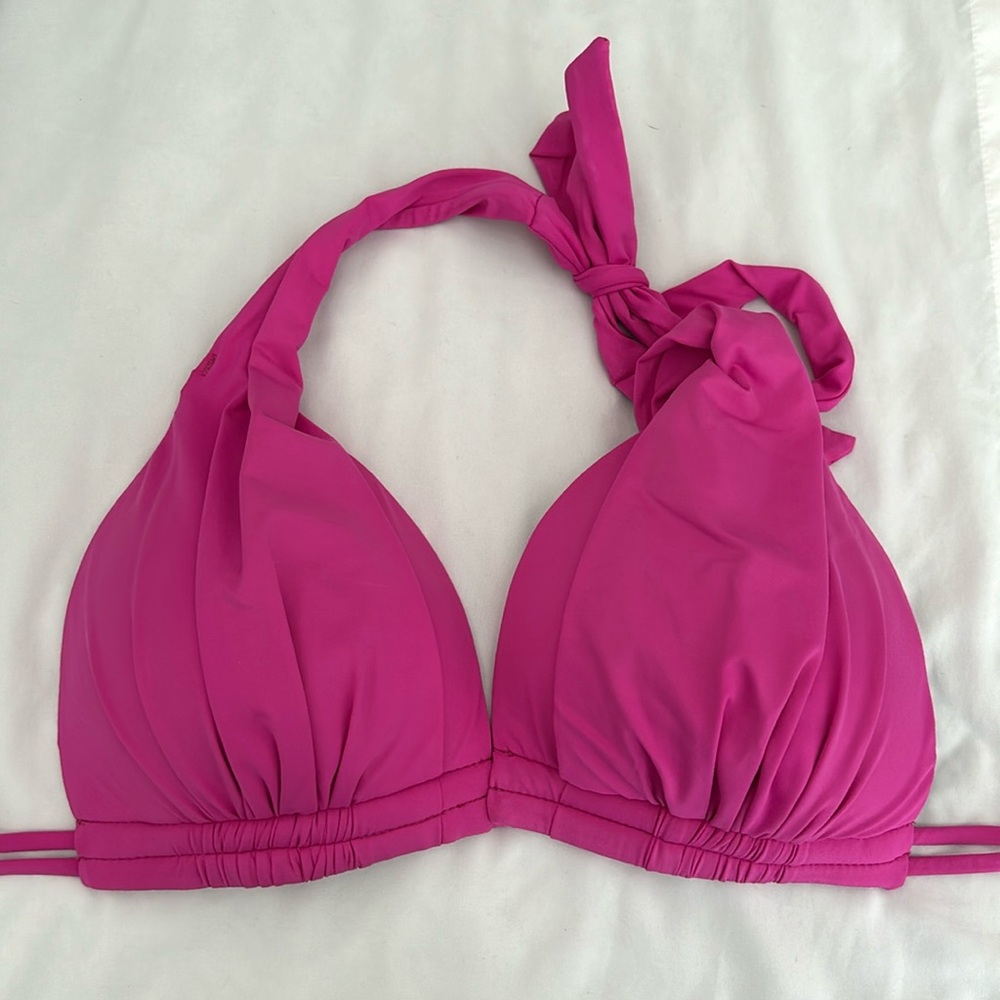 Hot pink bikini top